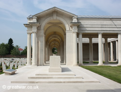 Arras Memorial to the Missing, Faubourg d'Amiens military cemetery.
