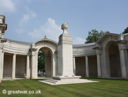 Arras Memorial at Faubourg d'Amiens Cemetery, Arras.