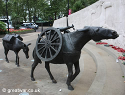 Animals in War Memorial, London