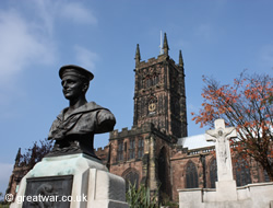 Two WW1 memorials in Wolverhampton