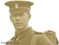 Corporal Thomas Parker, 2nd Royal Welsh Fusiliers, killed in action on the Somme battlefield 6 November 1916.