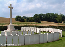 Gordon Cemetery near Mametz on the Somme battlefield.