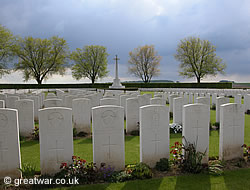 London Road Cemetery, High Wood, Somme.