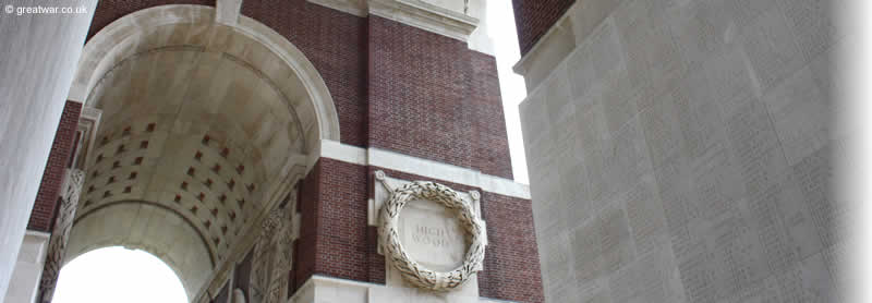 Thiepval Memorial to the Missing, Somme battlefields, France. The memorial commemorates 72,194 British and Commonwealth officers and men who have no known grave.