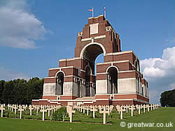 The Thiepval Memorial to the Missing, Somme battlefield, France
