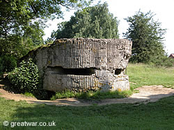 Bunker at the Hill 60 Battlefield Memorial Site