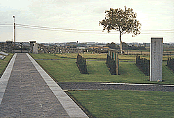 View of the entrance for the Island of Ireland Peace Park with the Tower behind the camera.