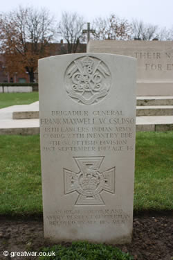 Brigadier General Maxwell, VC grave