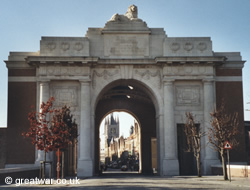 The Menin Gate Memorial in Ieper/Ypres.