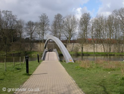 Ramparts Bridge over the moat, Ypres/Ieper