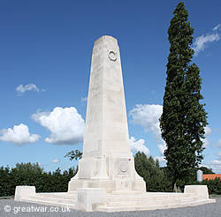 Monument to the New Zealand Division at 's Graventafel on the Ypres Salient battlefield.