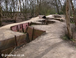 Trench at Sanctuary Wood, Ypres, Belgium