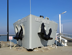Bow of HMS Vindictive, Ostend